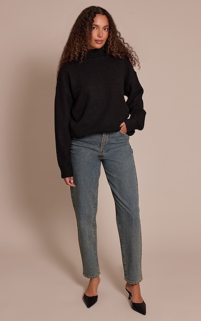 Tall Vintage Wash High Waist Mom Jeans