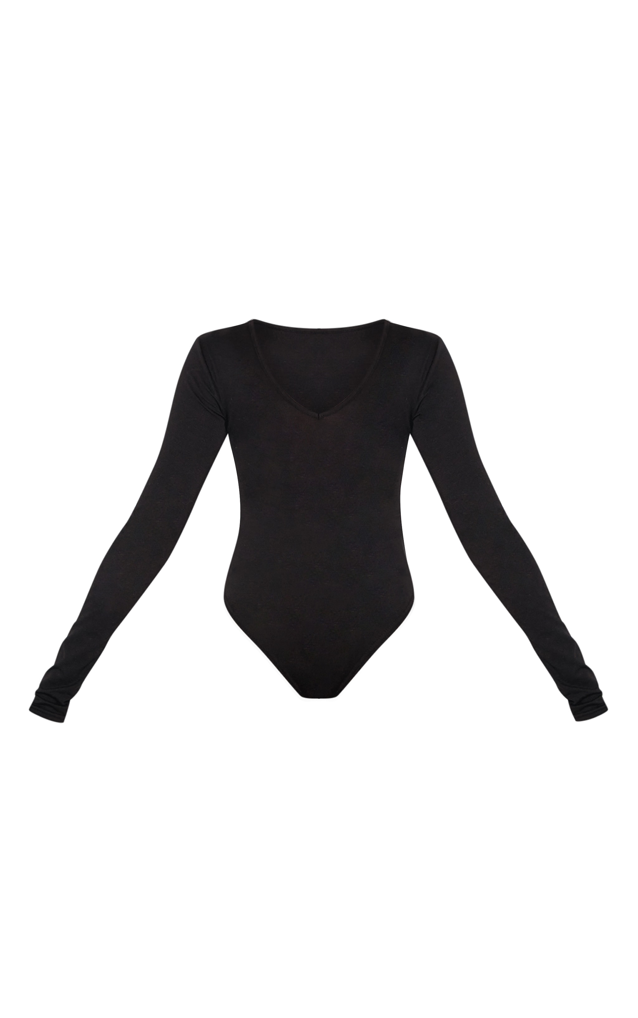 Essentiel Body manches longues noir à décolleté plongeant image 5