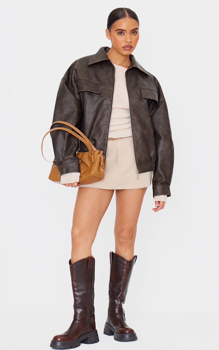 Knee length bomber jacket clearance