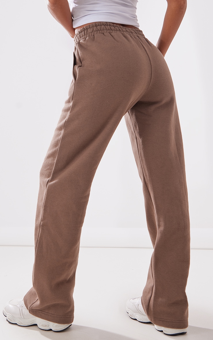 Plt Label Coffee Straight Leg Joggers PrettyLittleThing IL