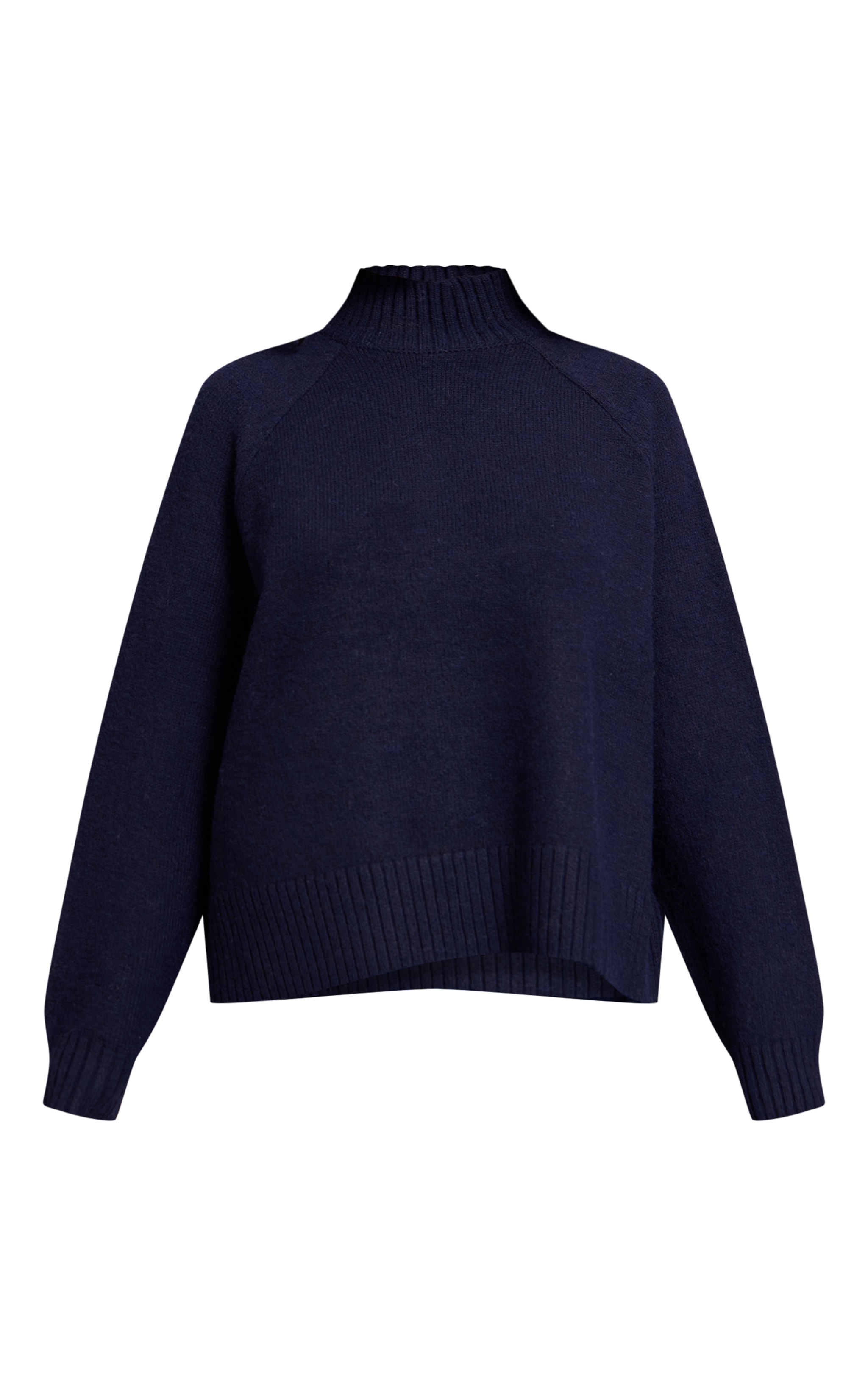 Petite Navy Knit Turtleneck Sweater image 5