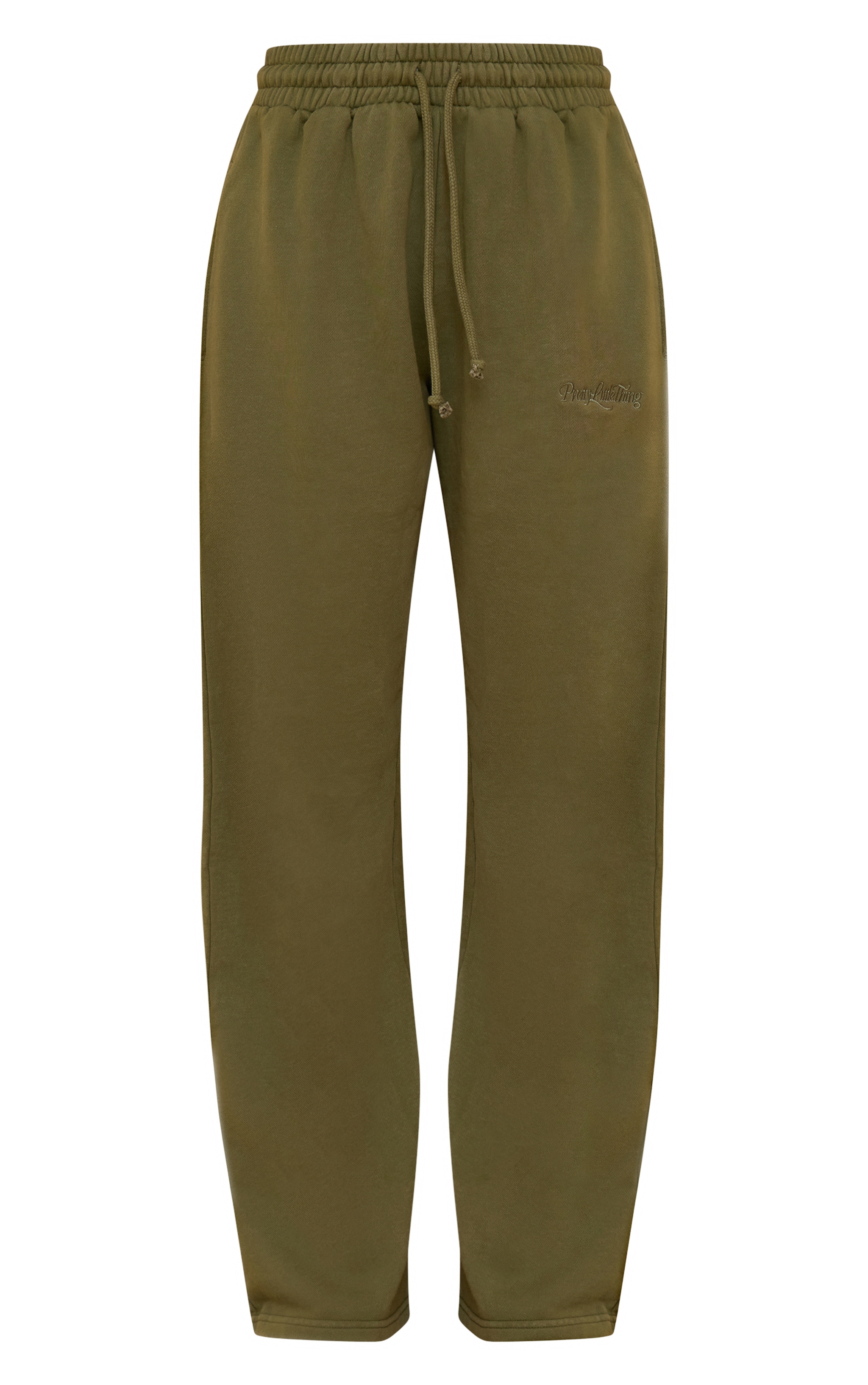 PLT Sage Embroidered Acid Wash Loopback Straight Leg Sweatpant image 5