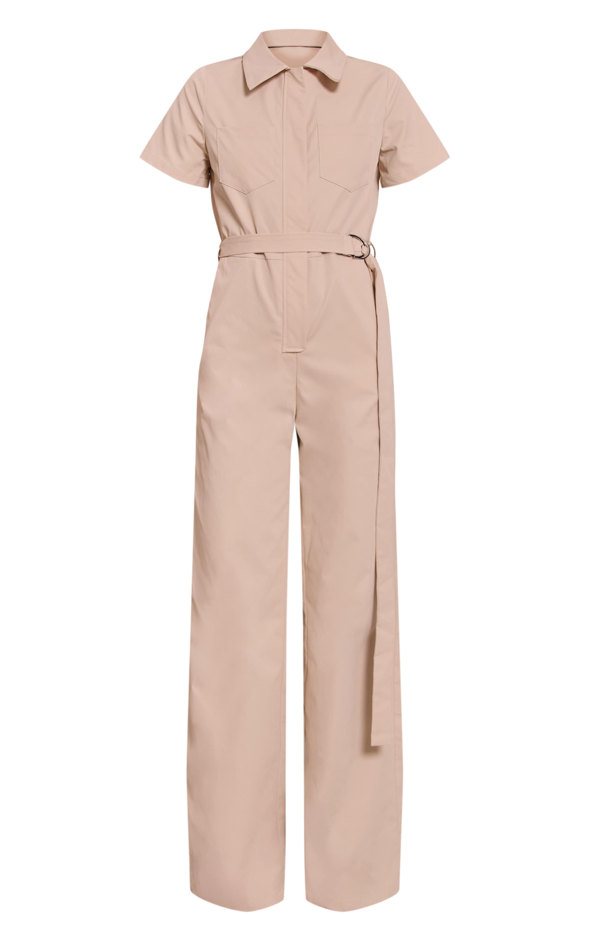 Stone Utility Belt Trim Detail Straight Leg Jumpsuit image 5
