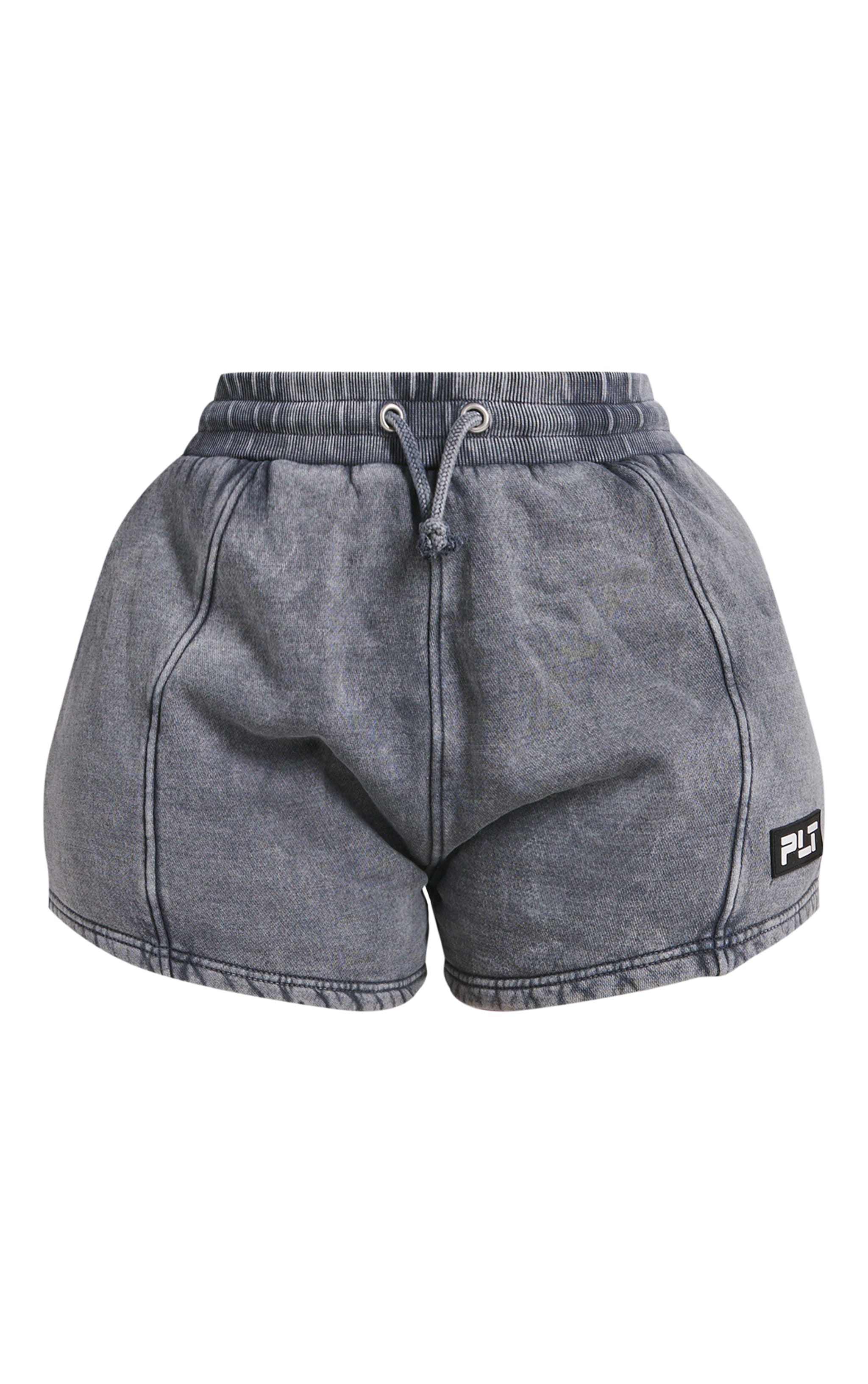 Shape Charcoal Washed Pocket Detail Shorts image 6