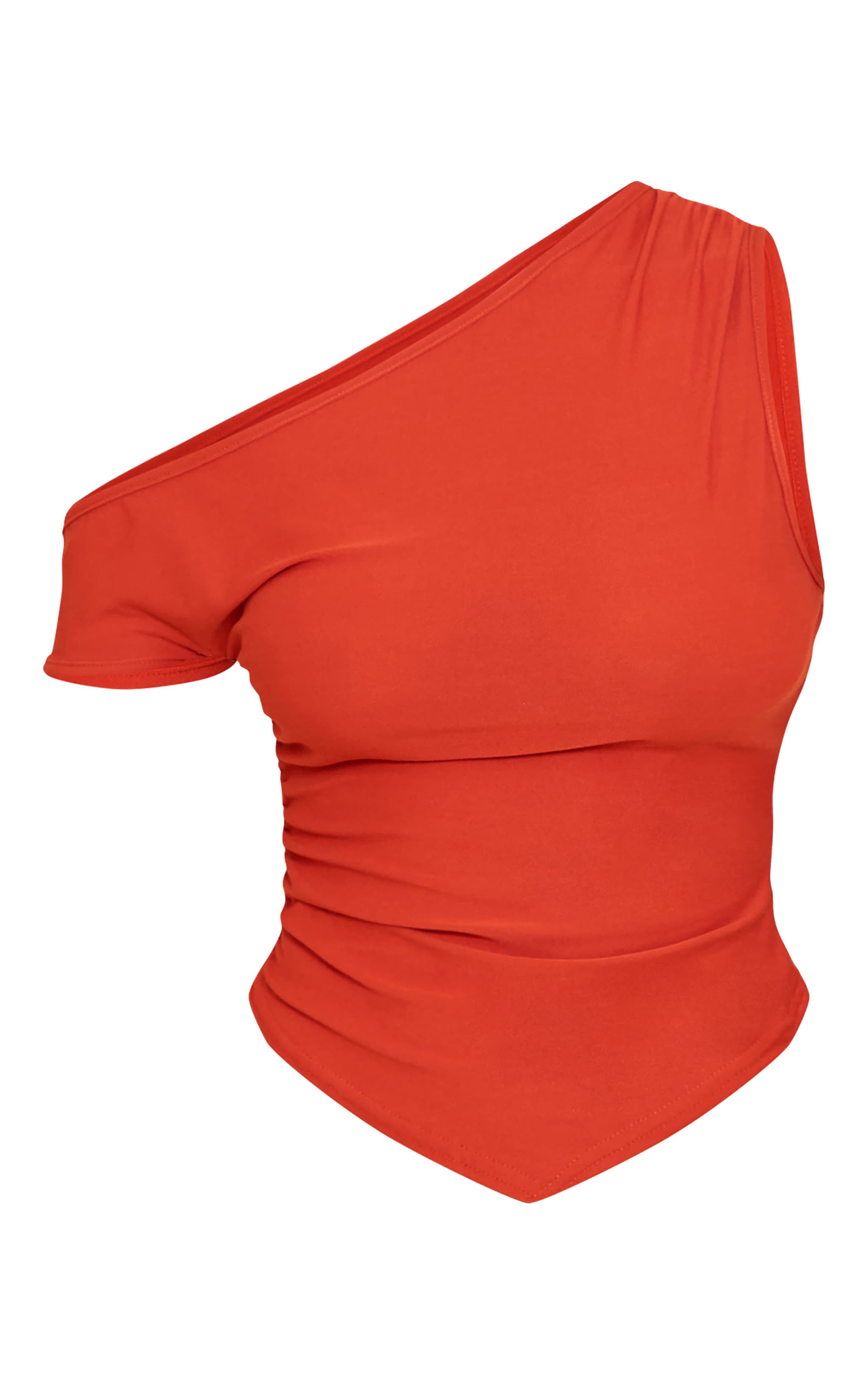 Paprika Soft Touch Sleeveless Asymmetric Hem Top image 5