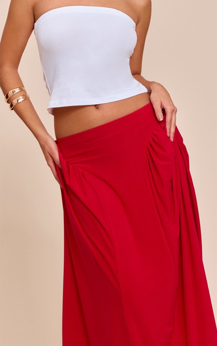 Slinky Ruffle Maxi Skirt | 6-10