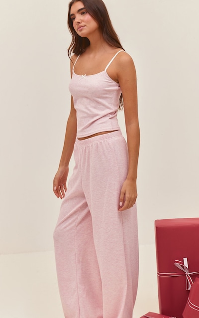 Red Stripe Super Soft PJ Pant and Cami Set