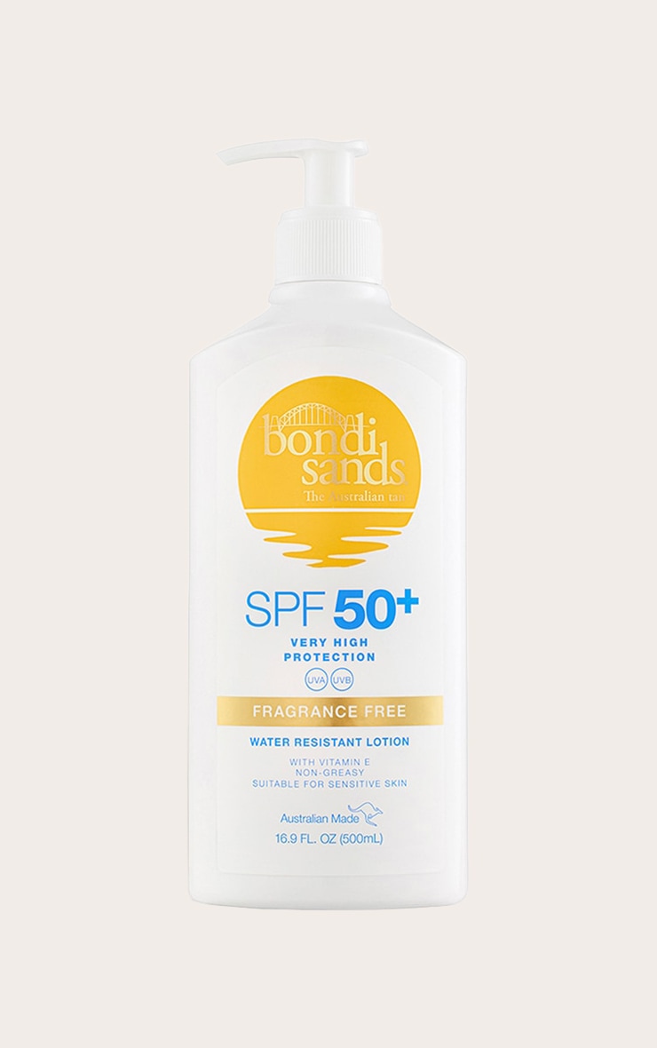 Bondi Sands SPF 50+ Fragrance Free Sunscreen Lotion Value Pump Pack 500ml