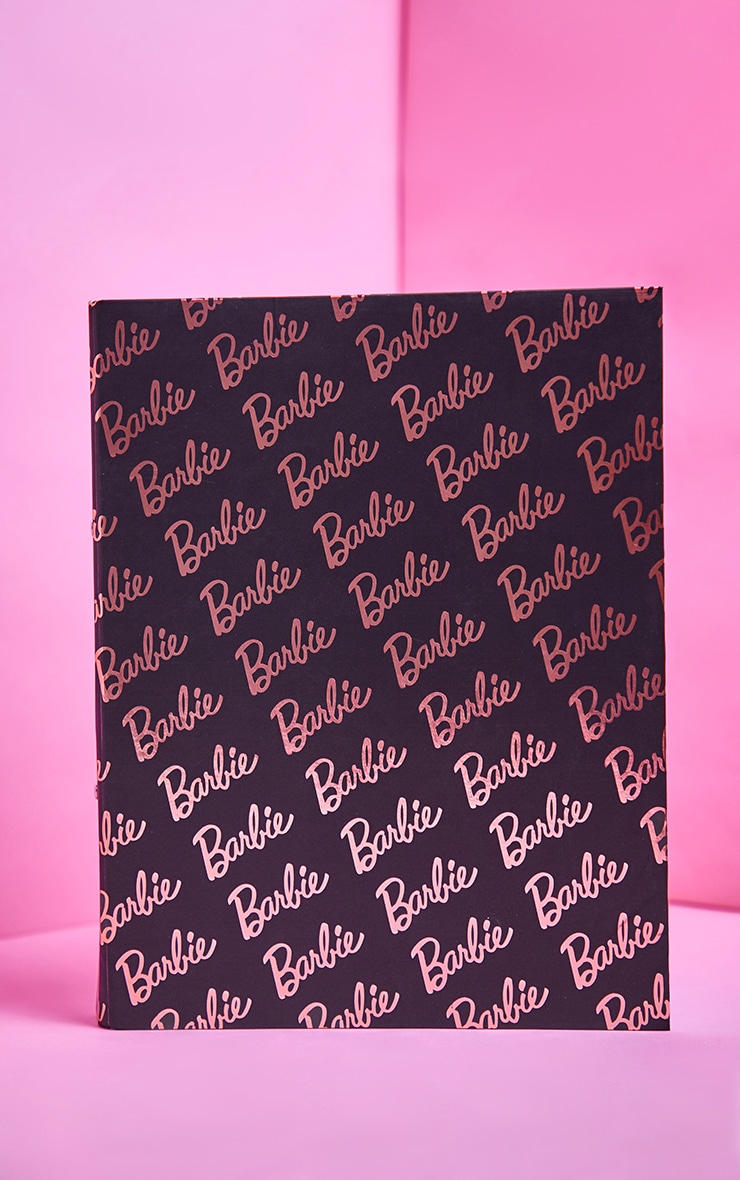 Barbie Black Ring Binder Accessories Prettylittlething 