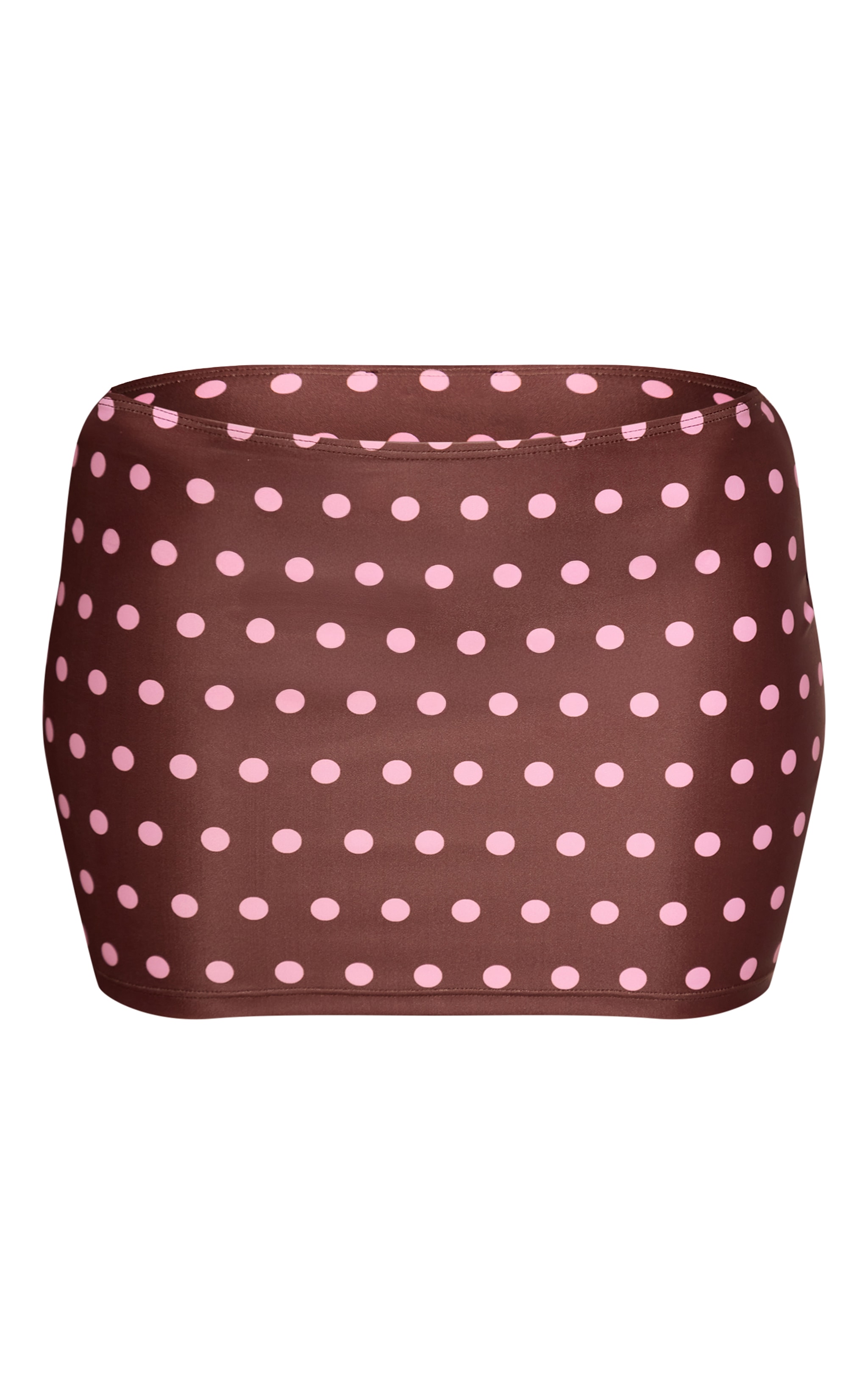 Espresso Polka Dot Mini Beach Skirt image 6