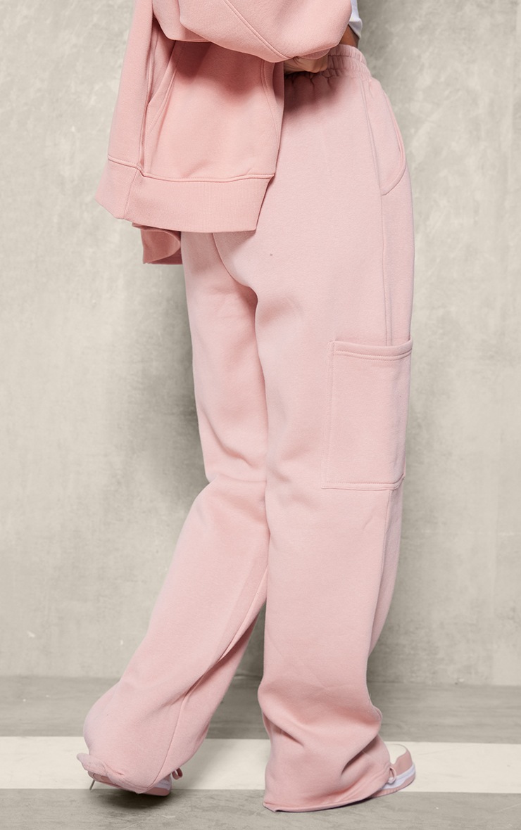 Rose Elasticated Waist Cargo Straight Leg Joggers | Athleisure | PLT