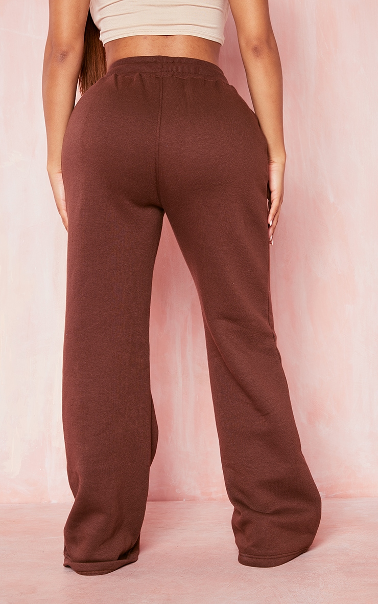 Shape Chocolate Binded Wide Leg Joggers image 3