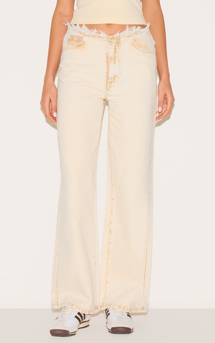 Sand Low Rise No Waistband Straight Leg image 2