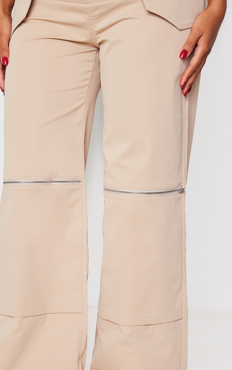 Shape Stone Woven Zip Detail Pants image 4