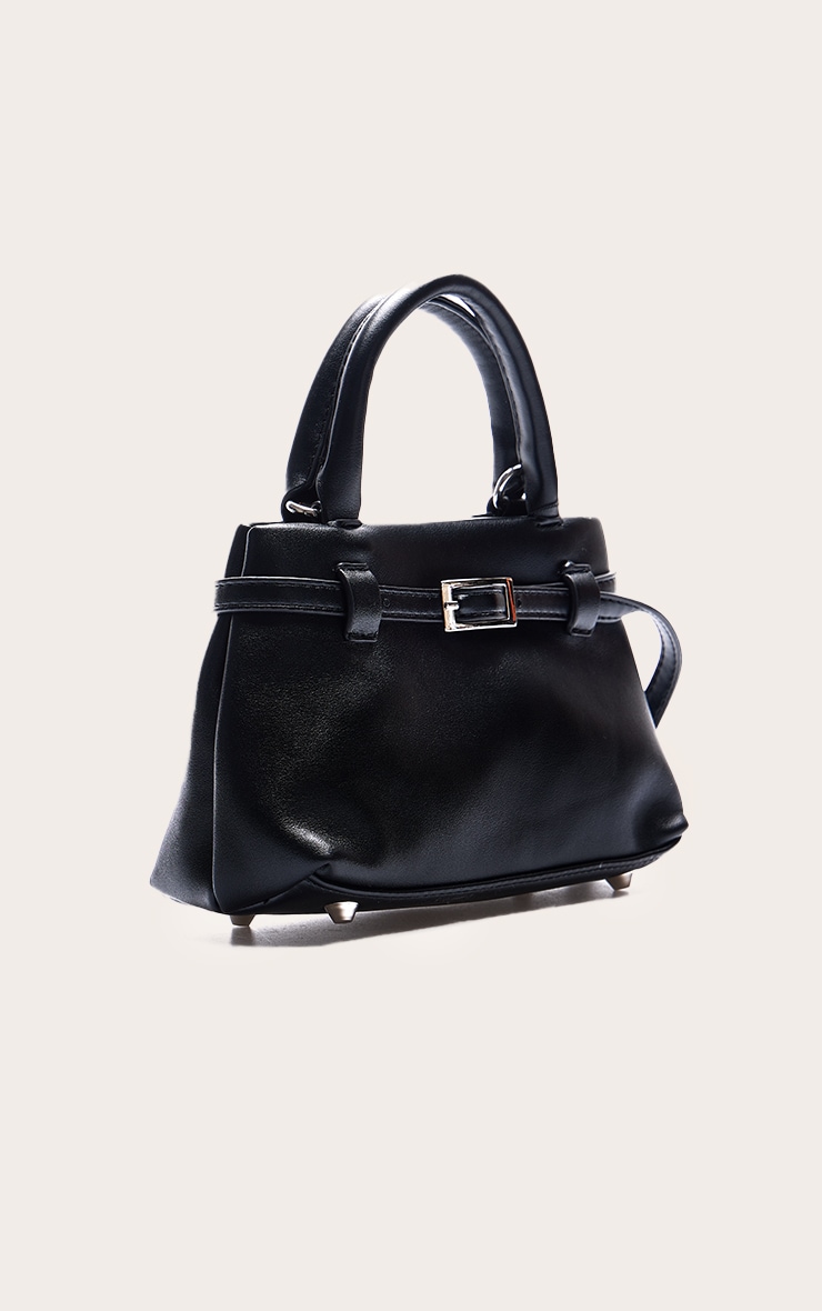 Black Belt Detail Mini Cross Body Bag image 3