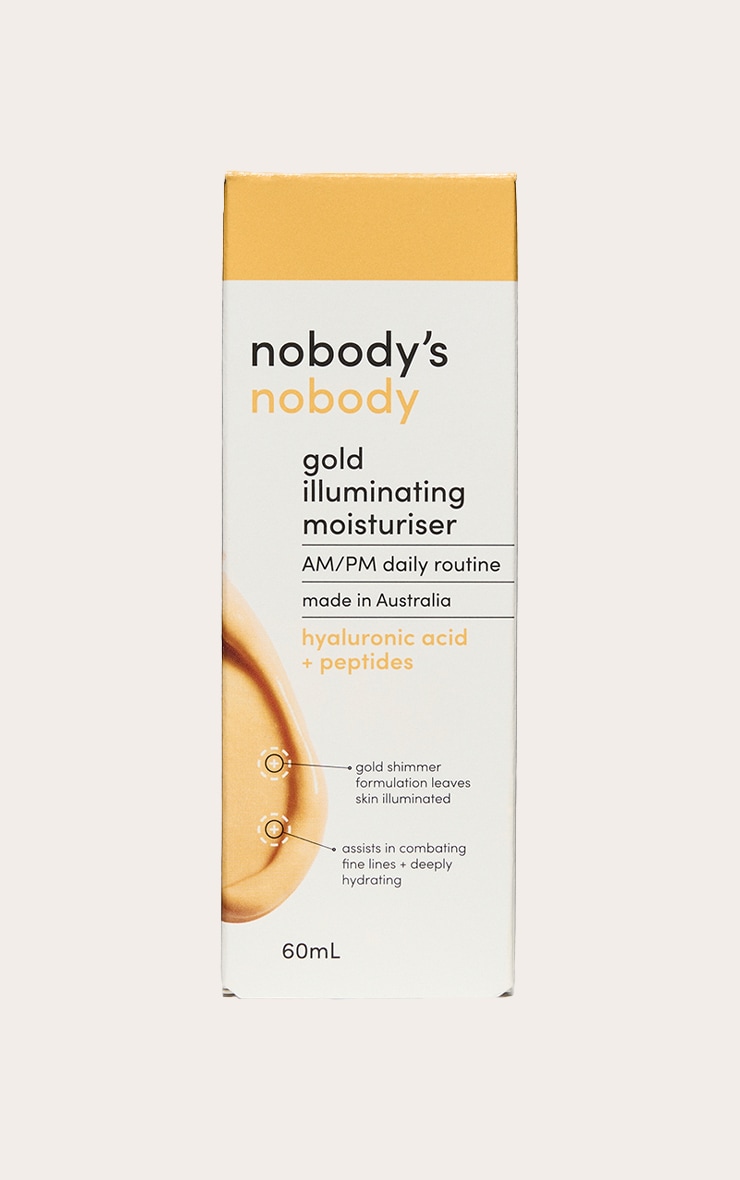 Nobody's Nobody Gold Illuminating Moisturiser 60ml image 3