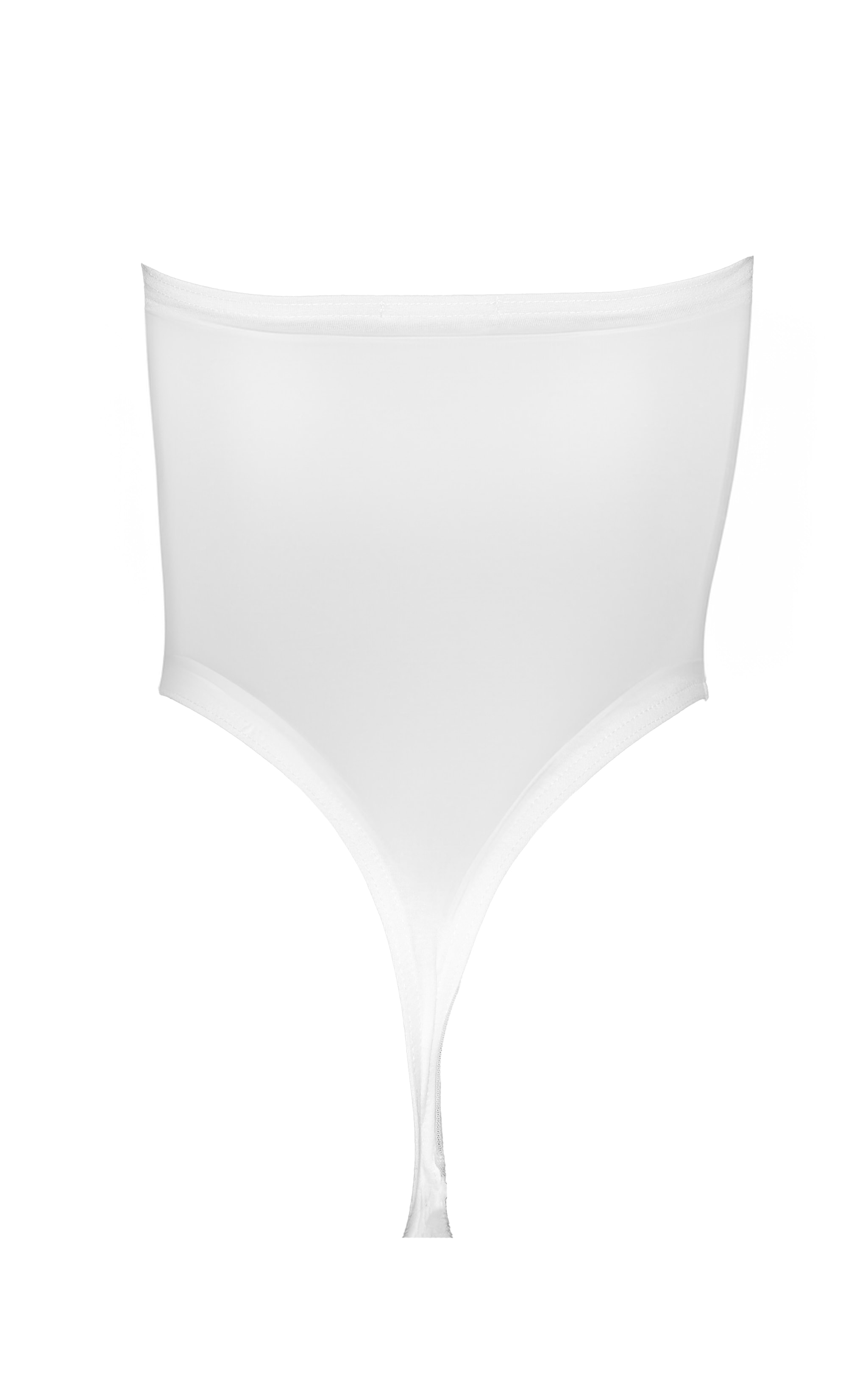 Body bustier en coton blanc image 6