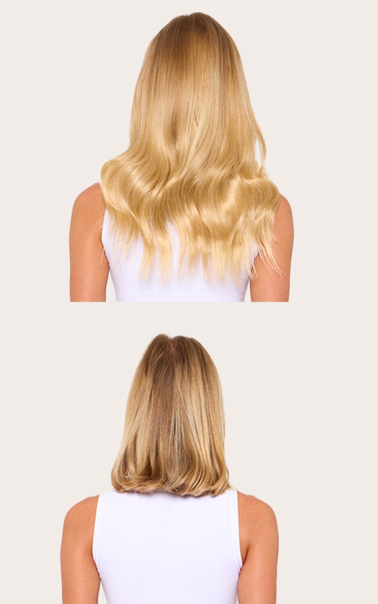Lullabellz 18" Hidden Halo Brushed Out Wave Extensions - Golden Blonde image 4