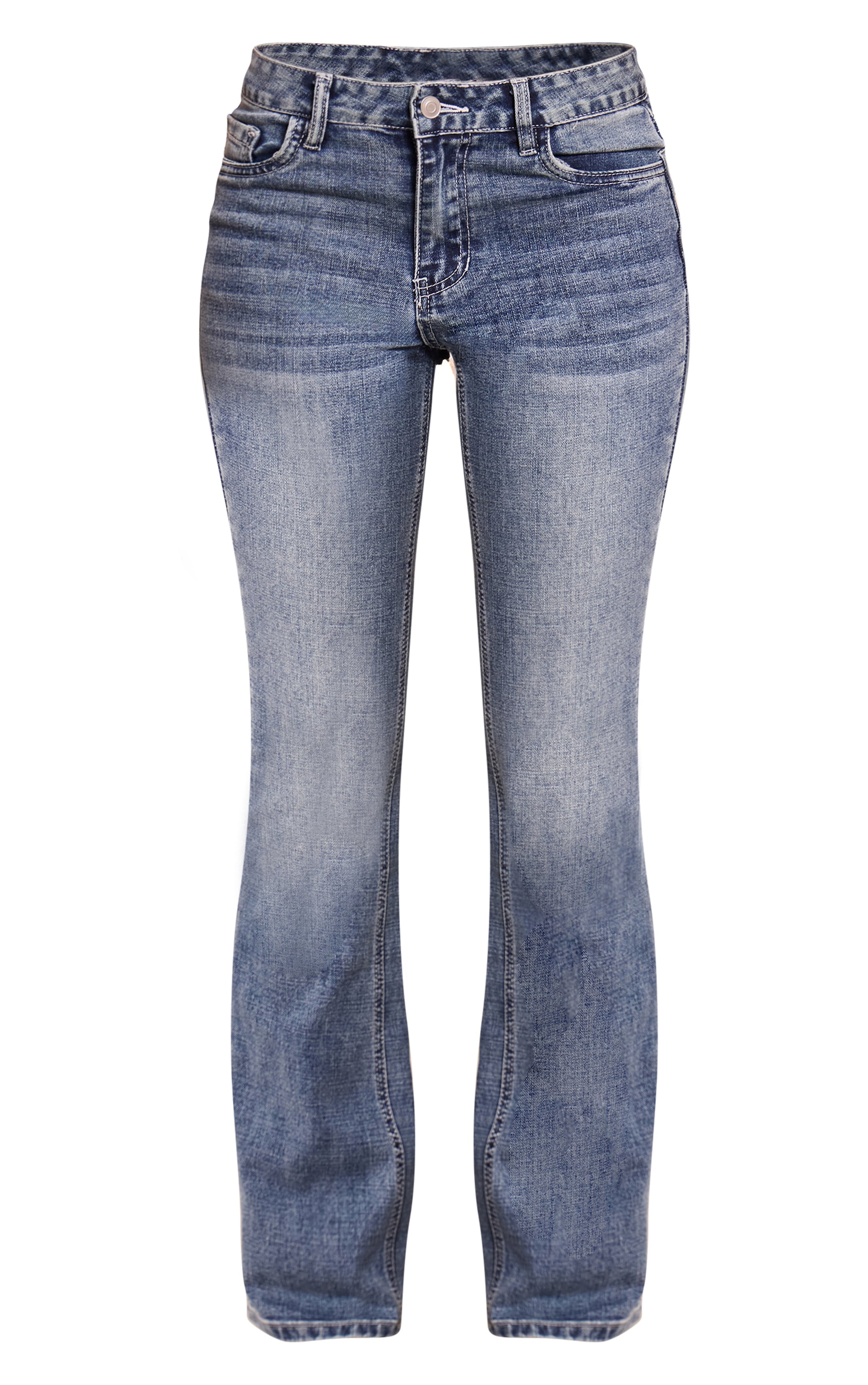 Pantalon flare stretch vintage à taille basse image 5