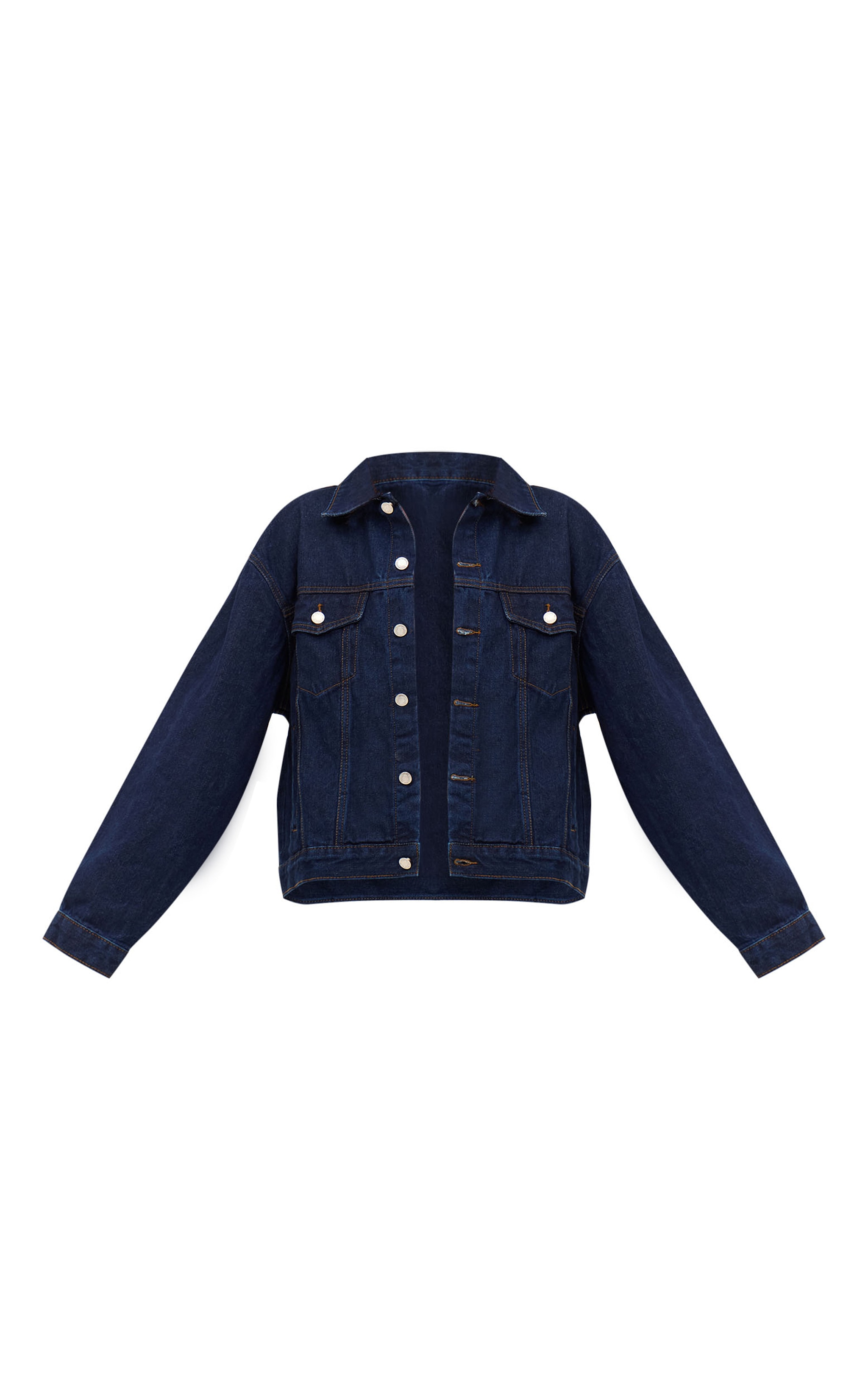 Indigo Oversized Classic Denim Jacket image 5