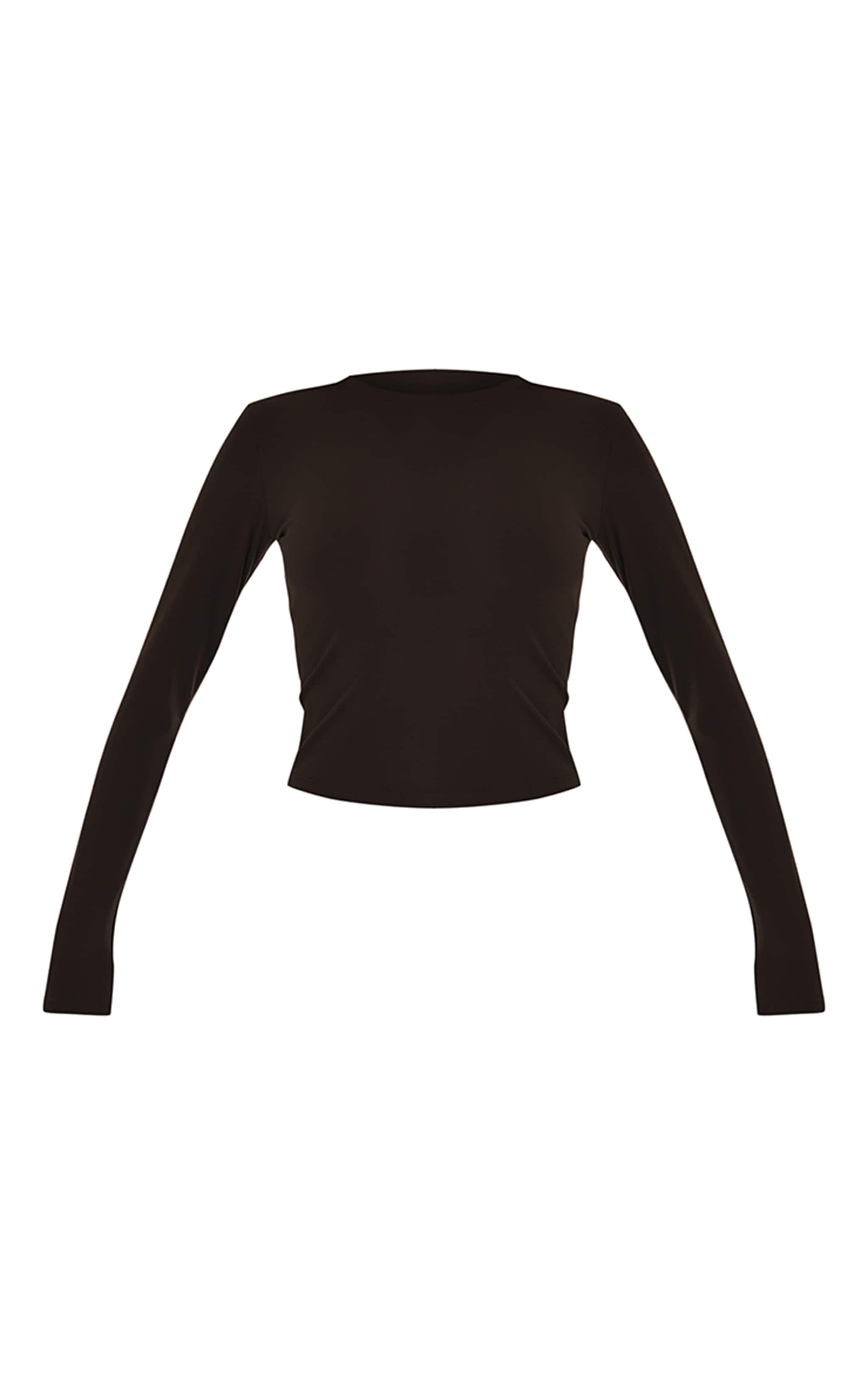 Espresso Sculpt Long Sleeve Gym Top image 5