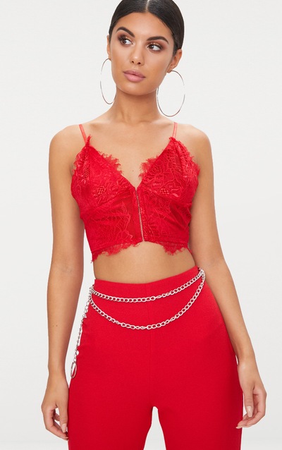 Shape khaki halterneck lace tie back bralet bras