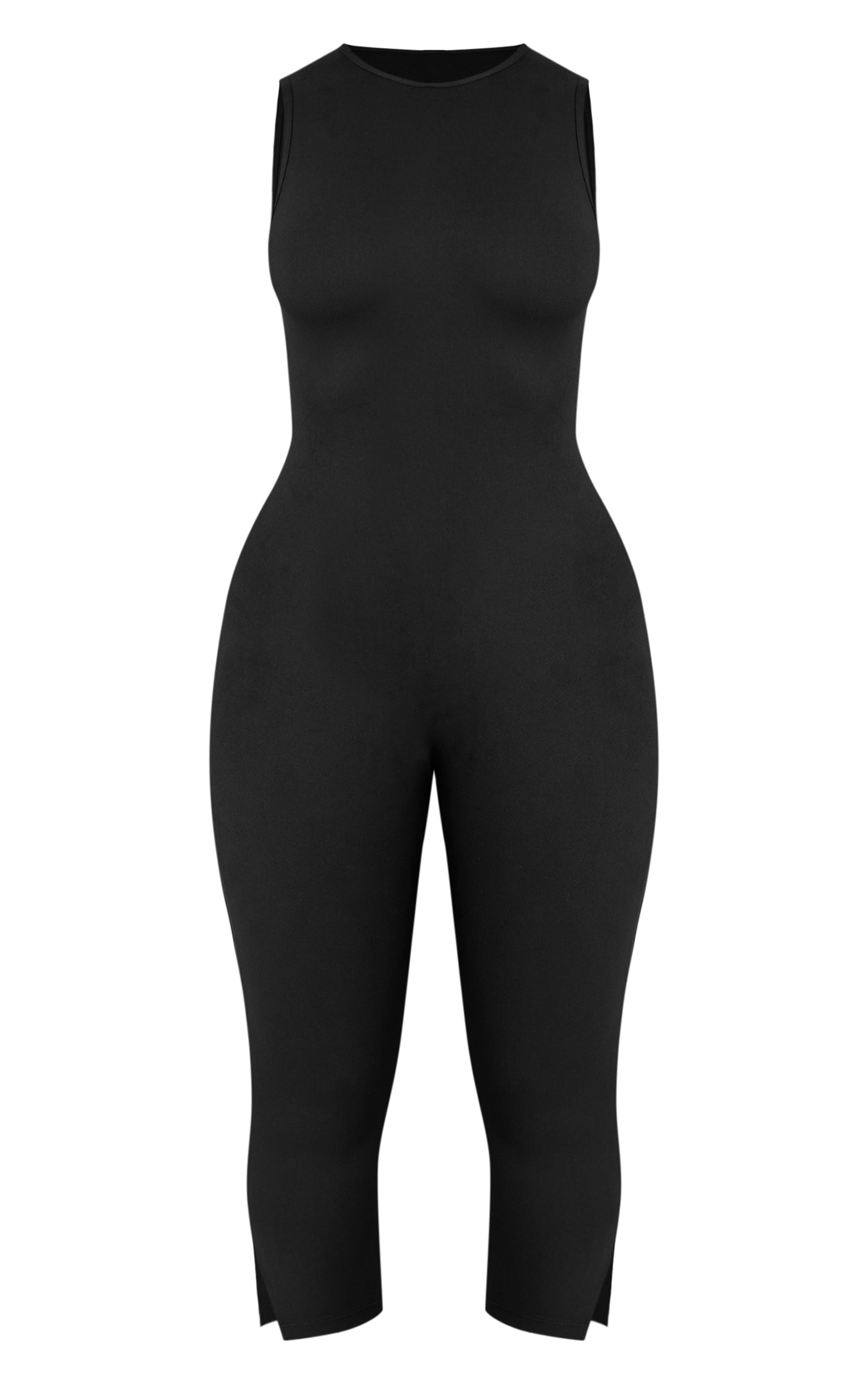 Shape Black Sculpt High neck sleeveless Capri Jumpsuit image 5
