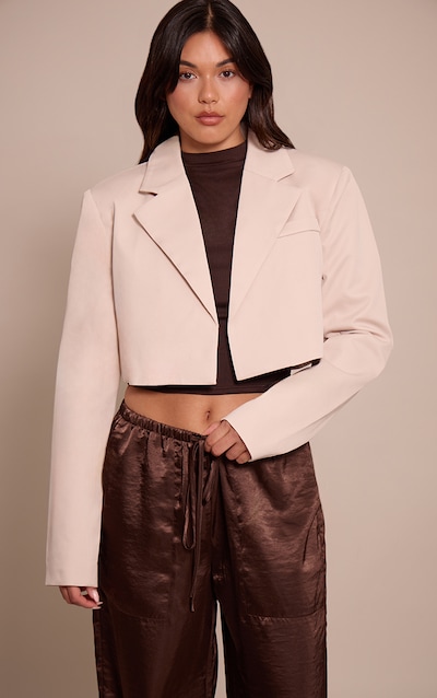 Stone Tailored Cropped Blazer