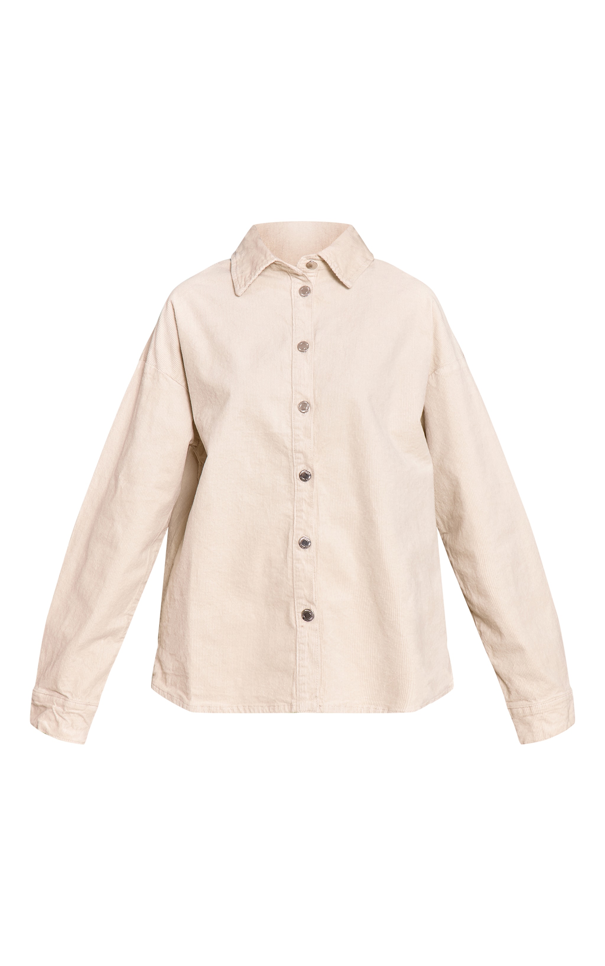 Ecru Cord Denim Shirt image 5