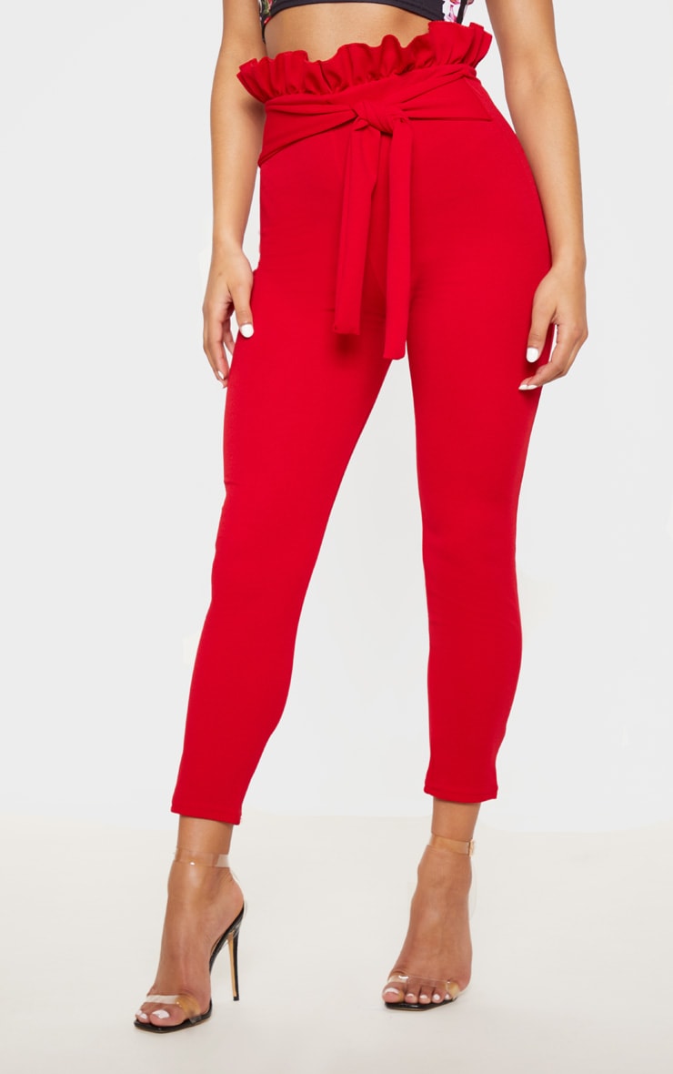Paper bag trousers deals pretty little thing