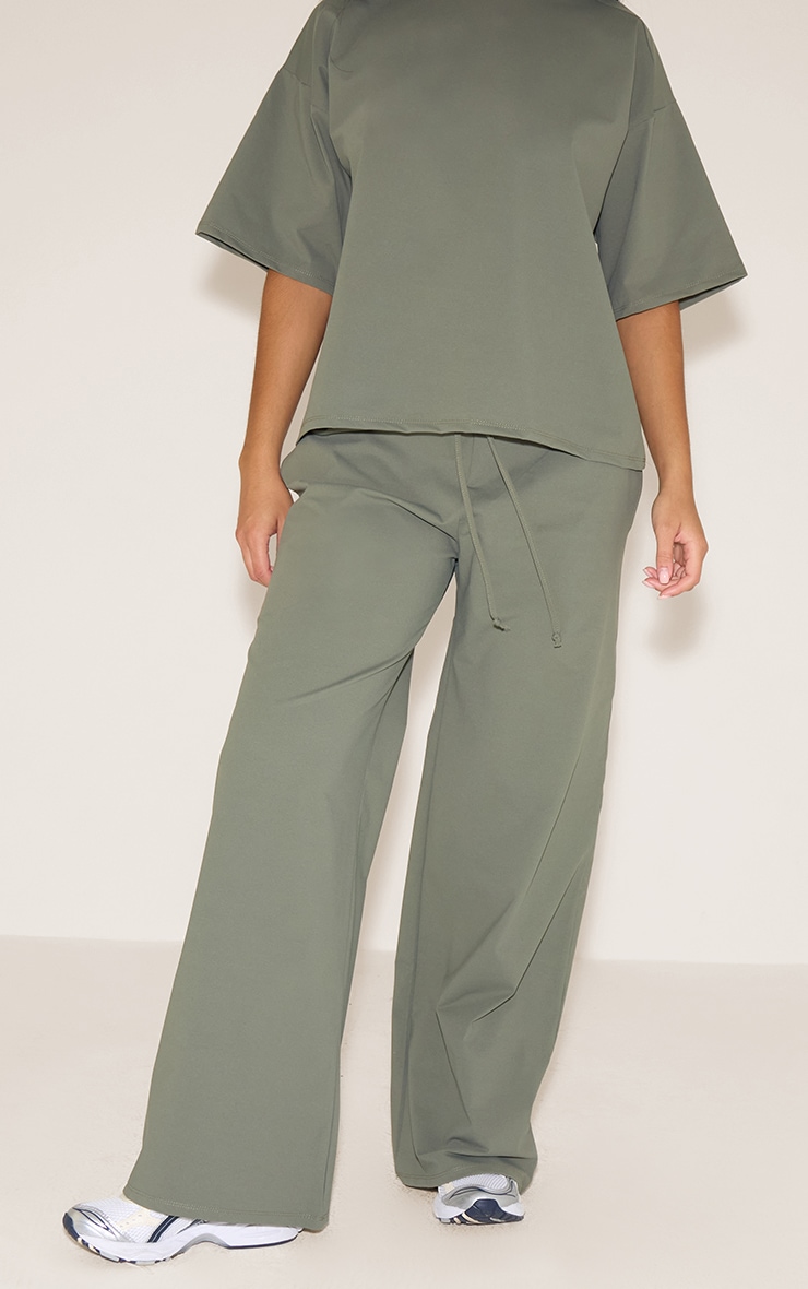 Khaki Interlock Straight Leg Pants image 2