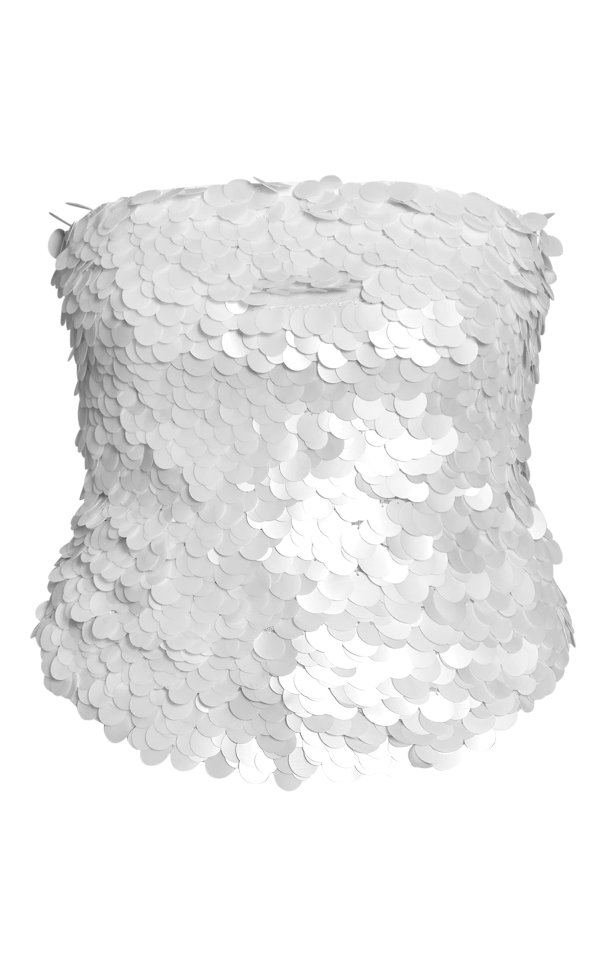 Top bustier opal à sequins larges image 5