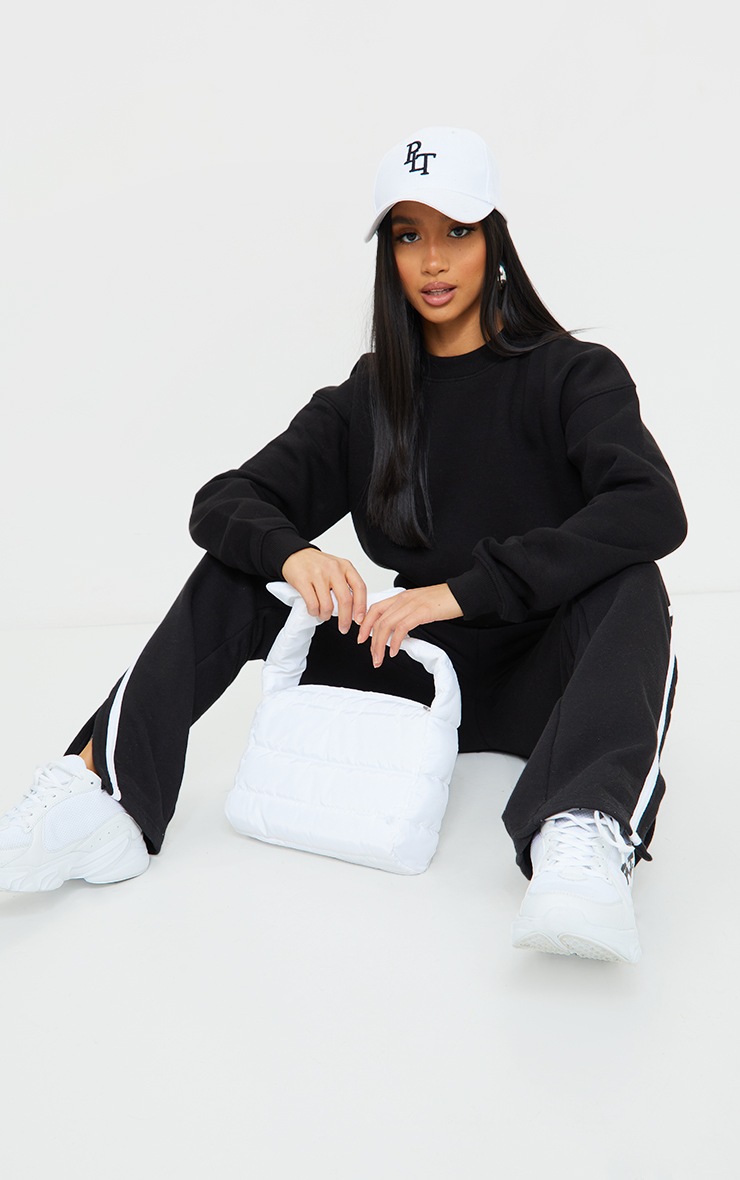 Petite Black Ultimate Oversized Sweatshirt image 3