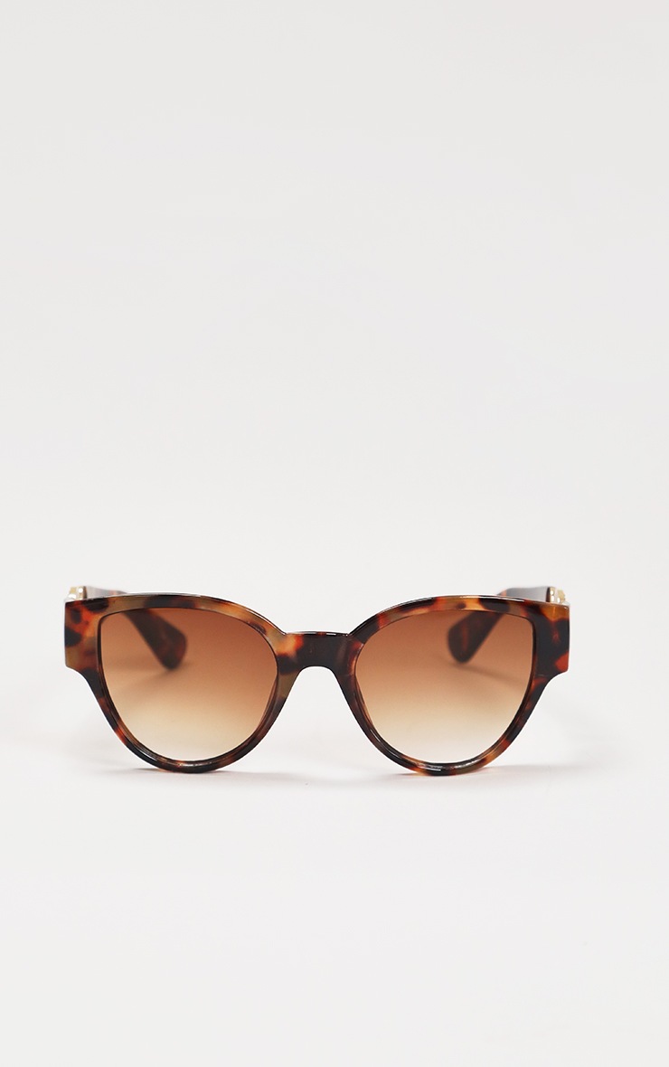 Brown Tortoise Gold Sunglasses