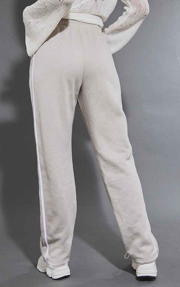 Wide Leg Striped Joggers main image 0