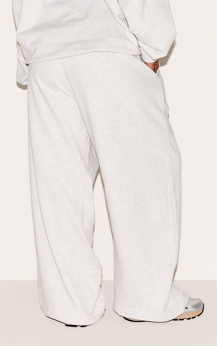 Plus Grey Premium New York Embroidered Straight Leg Sweatpants image 3