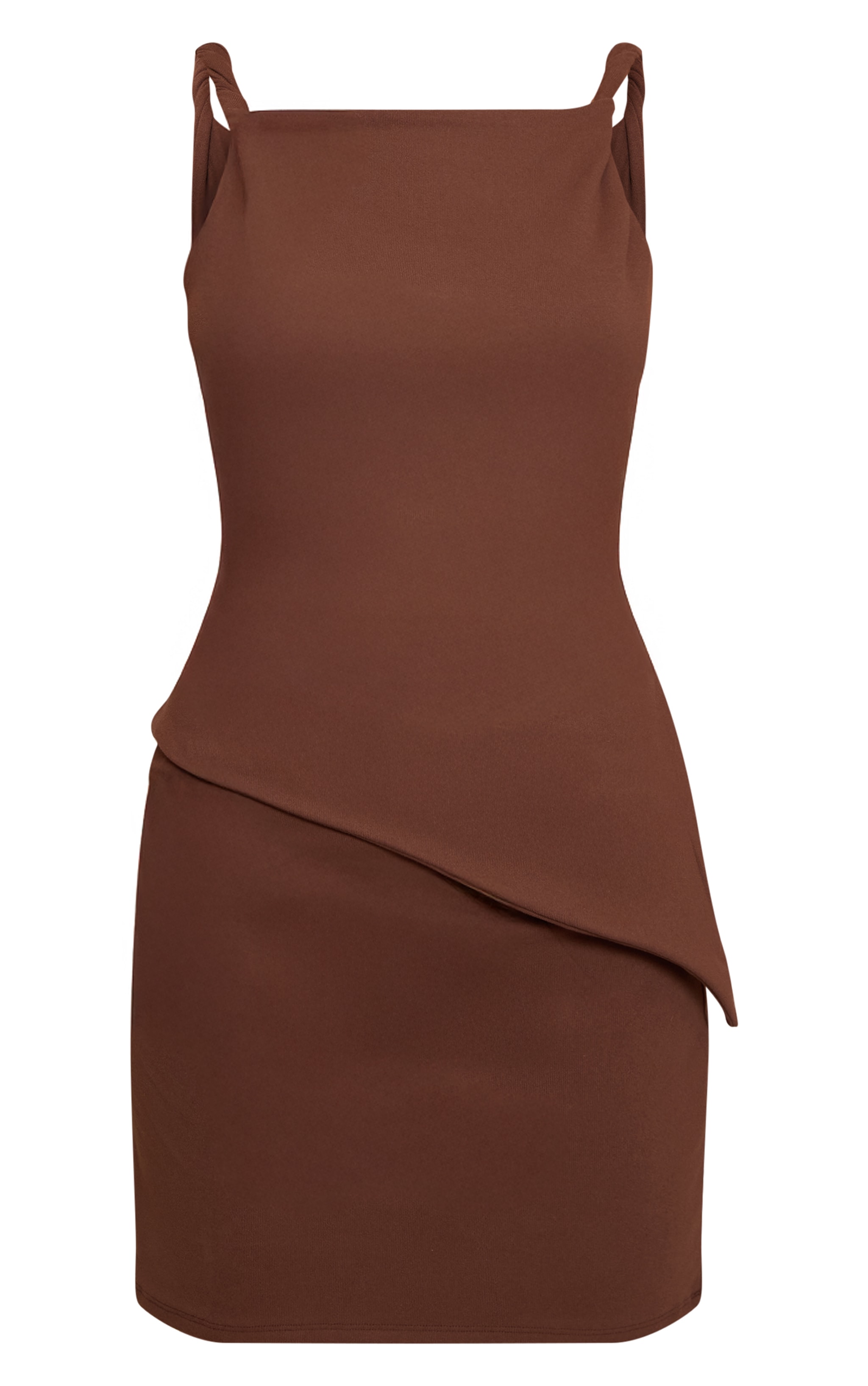 Petite Chocolate Soft Touch Twist Detail Top image 5