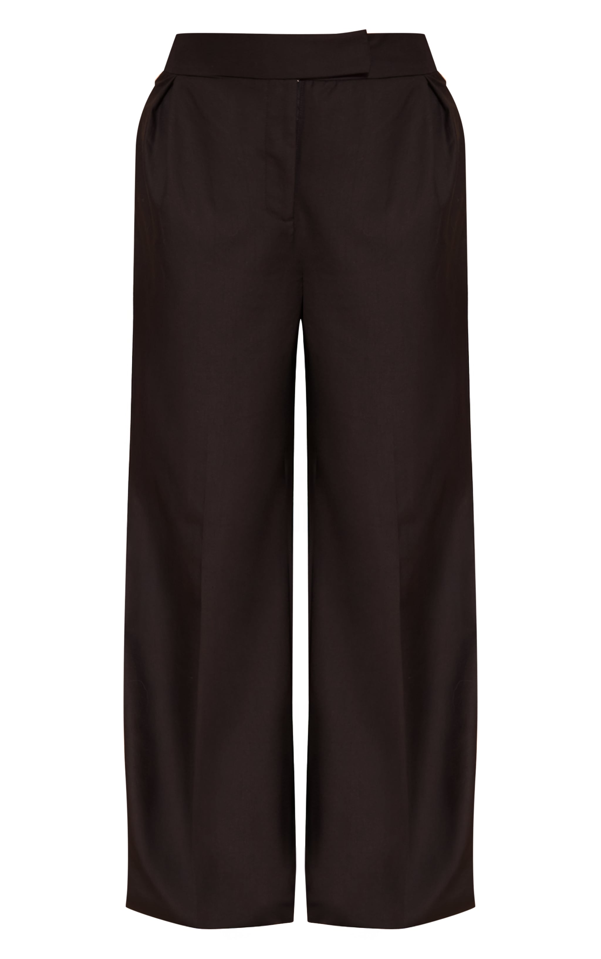 Shape Pantalon de tailleur large noir à plissures image 5