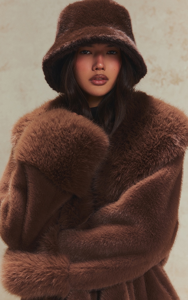 Bob en fausse fourrure chocolat