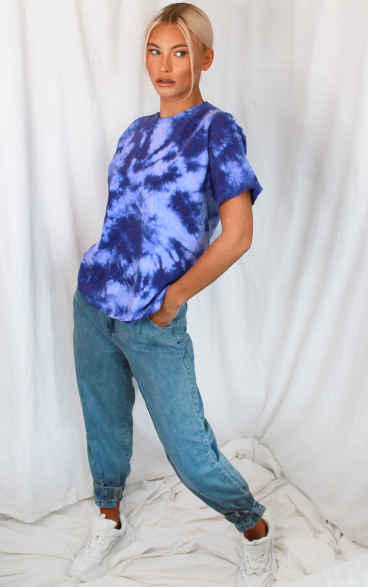 Purple Tie Dye T Shirt image 3