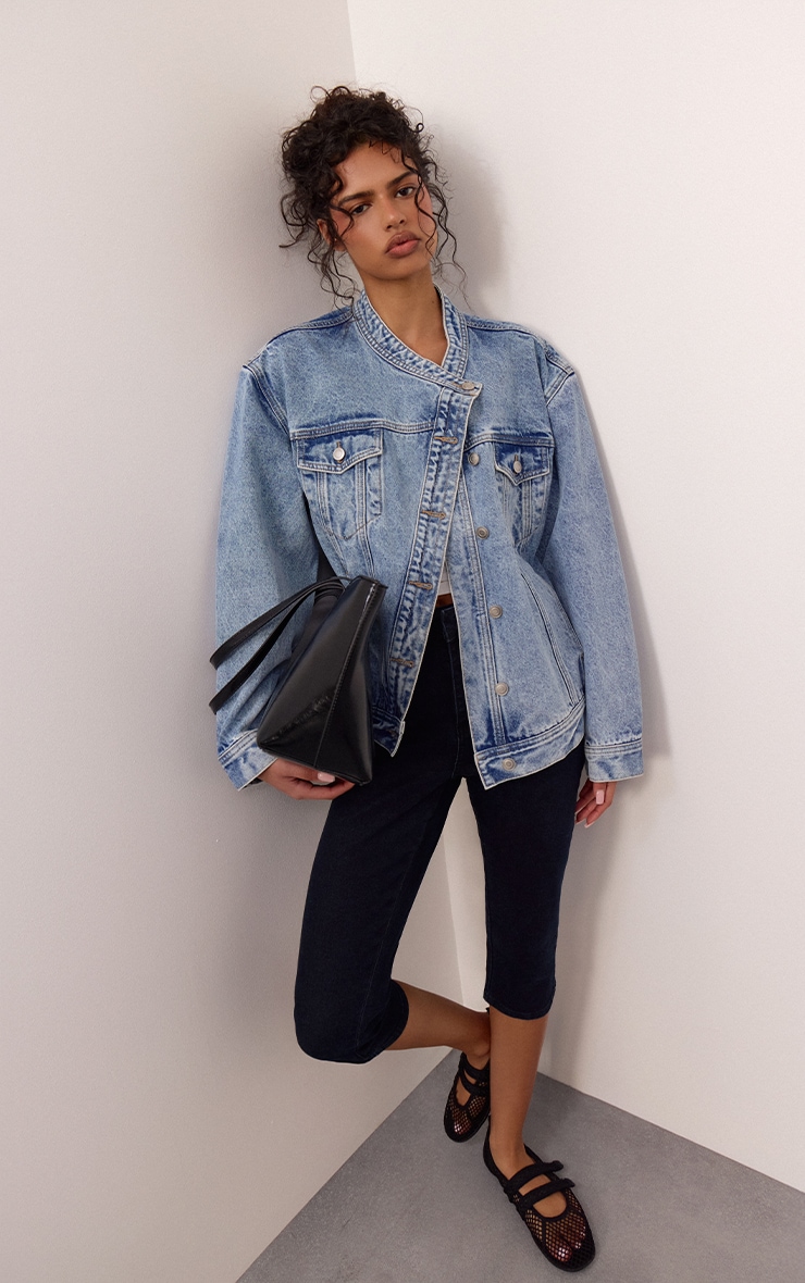 Raw Indigo Denim Capris