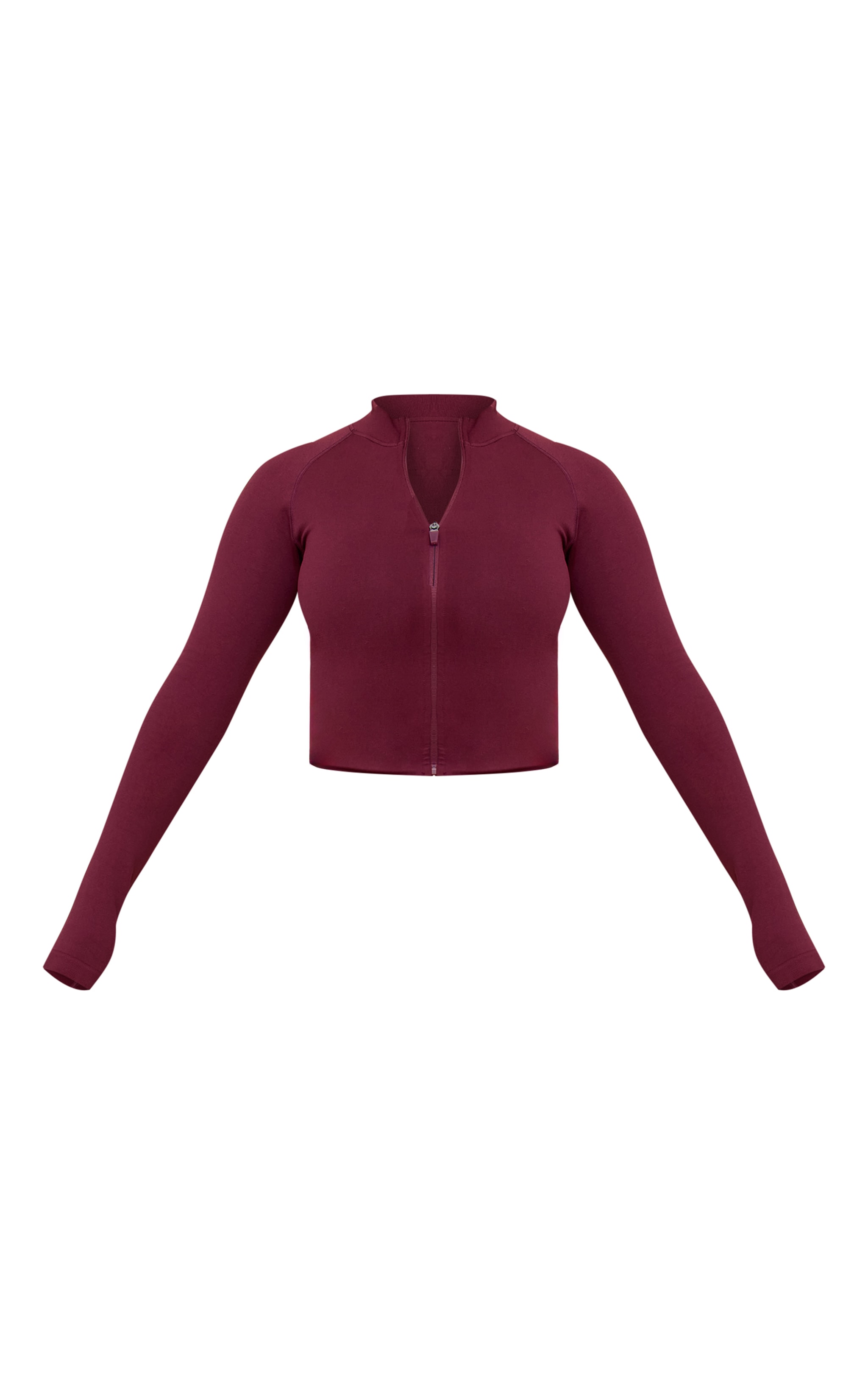 SHAPE WINE SEAMLESS ACTIVE ZIP THROUGH JACKET image 5