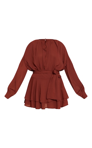 Chocolate Chiffon Dress main image 1