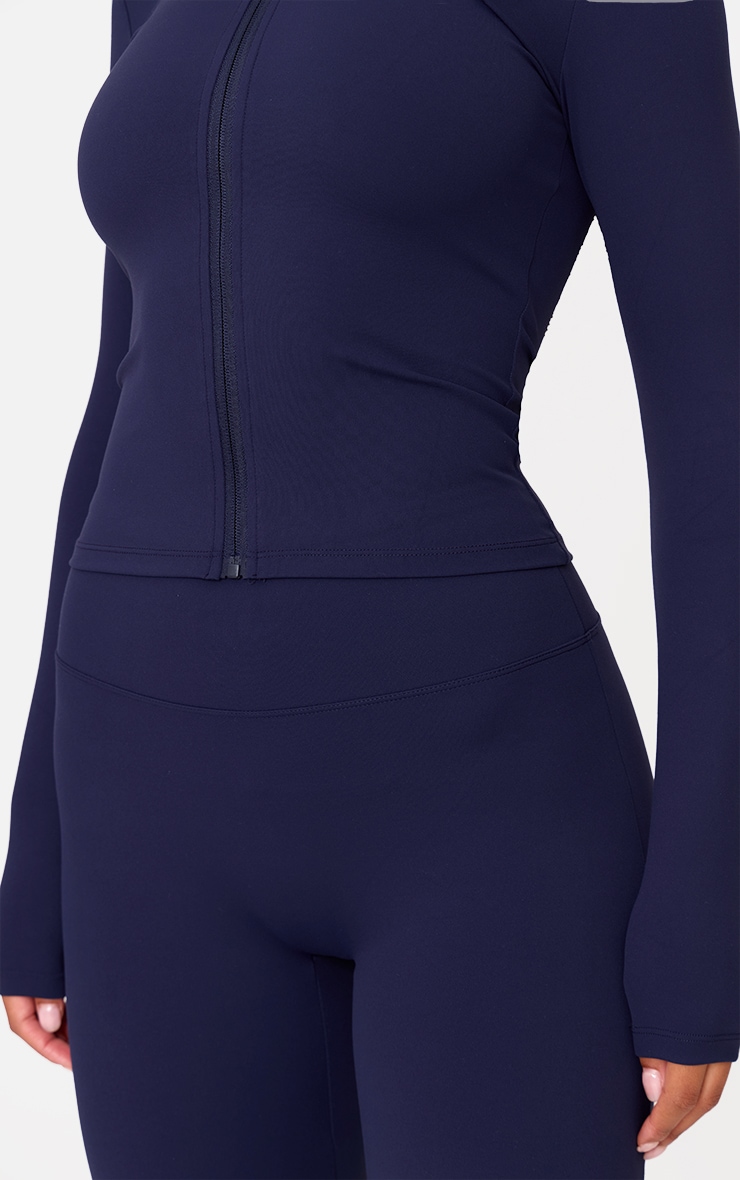 Pantalon de yoga droit en Sculpt bleu marine image 4