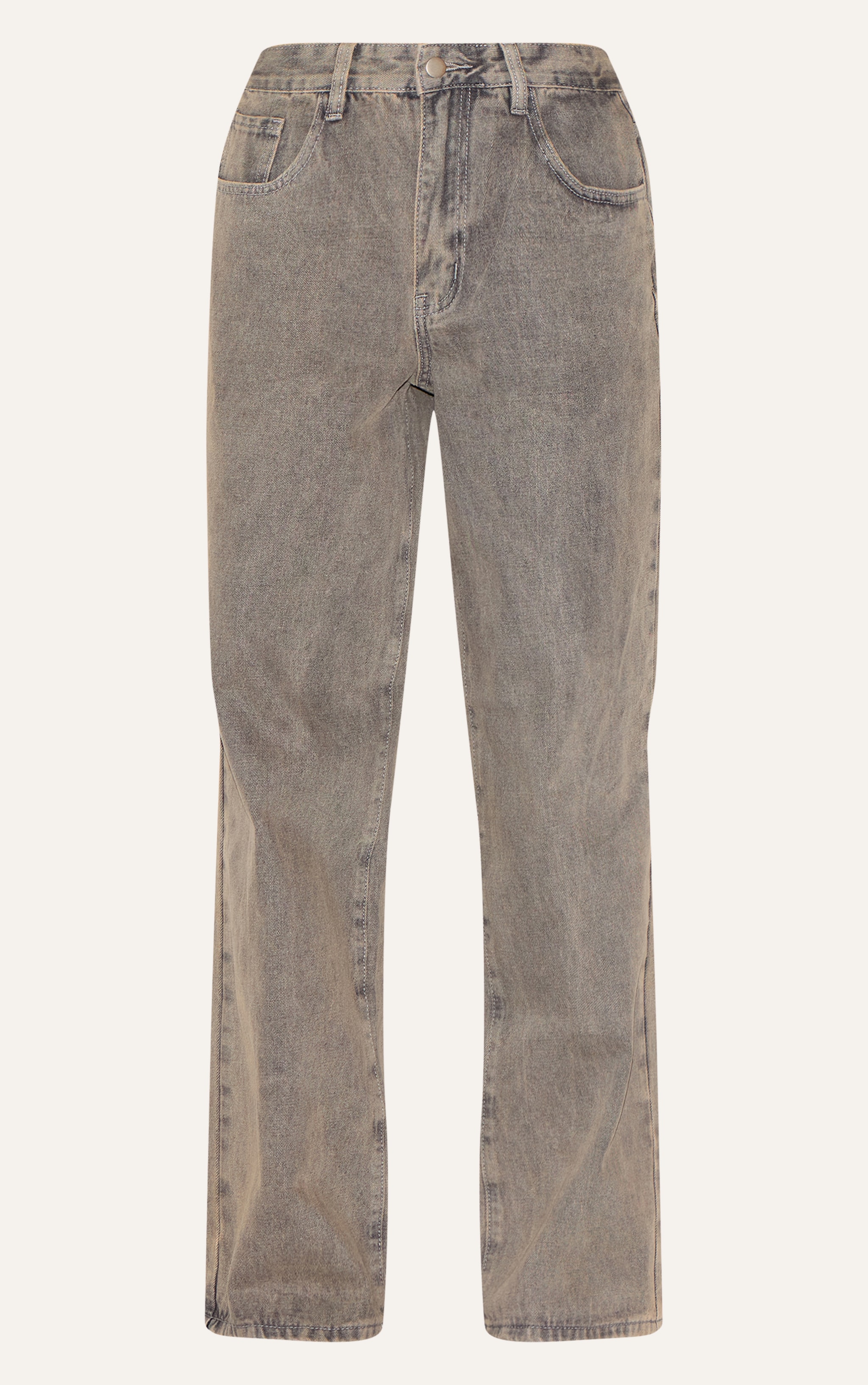 Jean style ample gris clair image 5