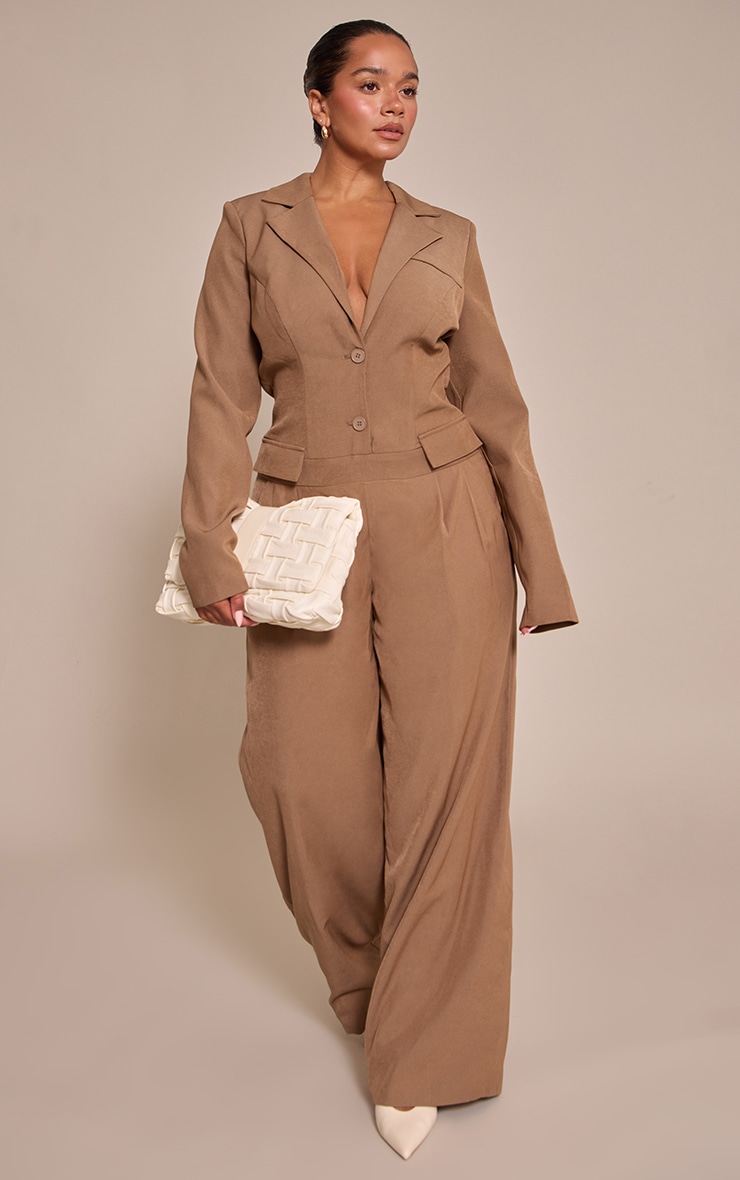 Shape Taupe Tailored Woven Jumpsuit image 3