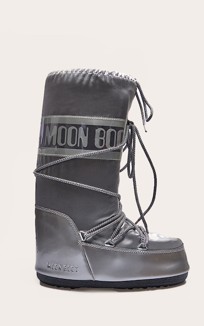 MOON BOOT Bottes Icon Glance argentées