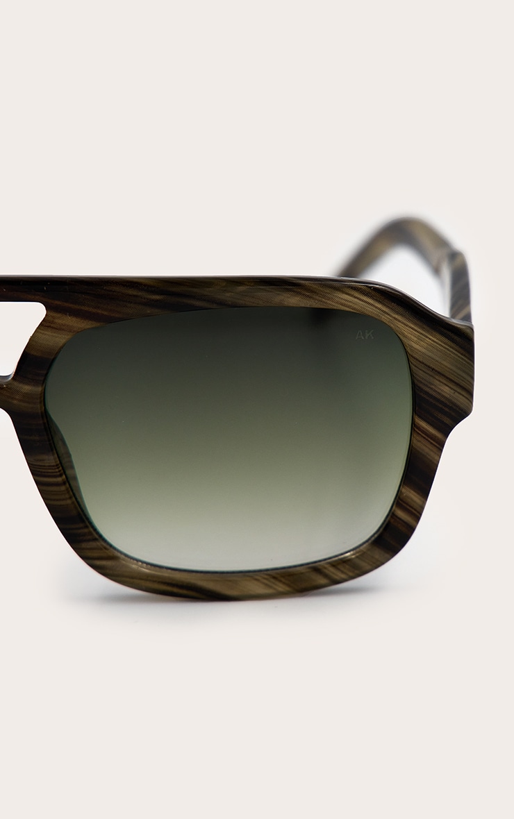 A.KJÆRBEDE Lunettes Aviateur Fumé Noir image 4