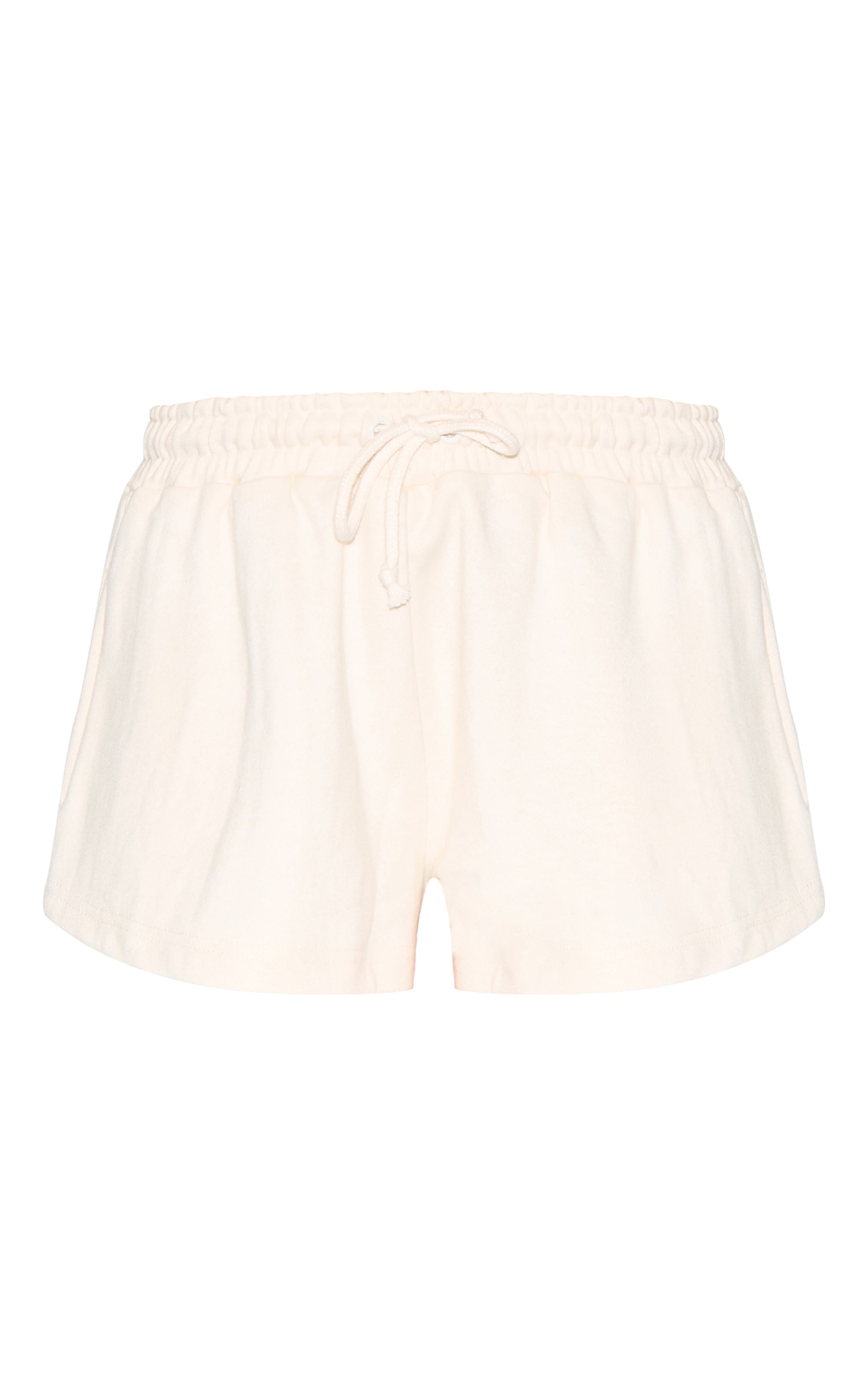 Petite Cream Loopback Mini Sweat Shorts image 6