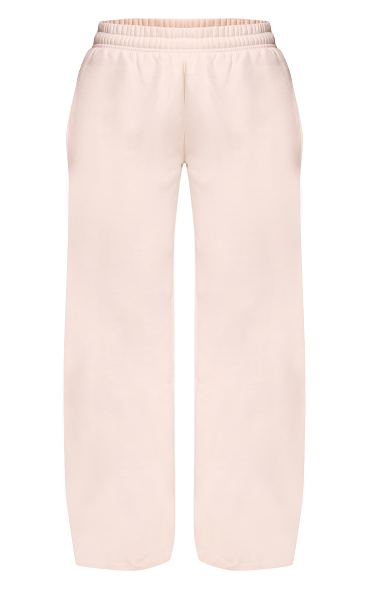 Petite Cream Prettylittlething Straight Leg Sweatpants image 5